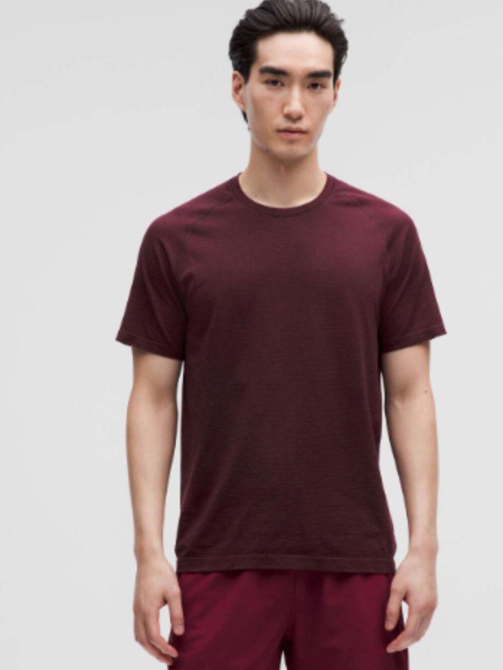 Lululemon Metal Vent Tech Short-Sleeve Shirt Men's M Medium Red Garnet Lulu
